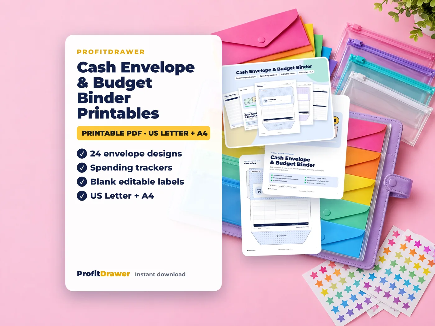 Cash Envelope & Budget Binder Printables